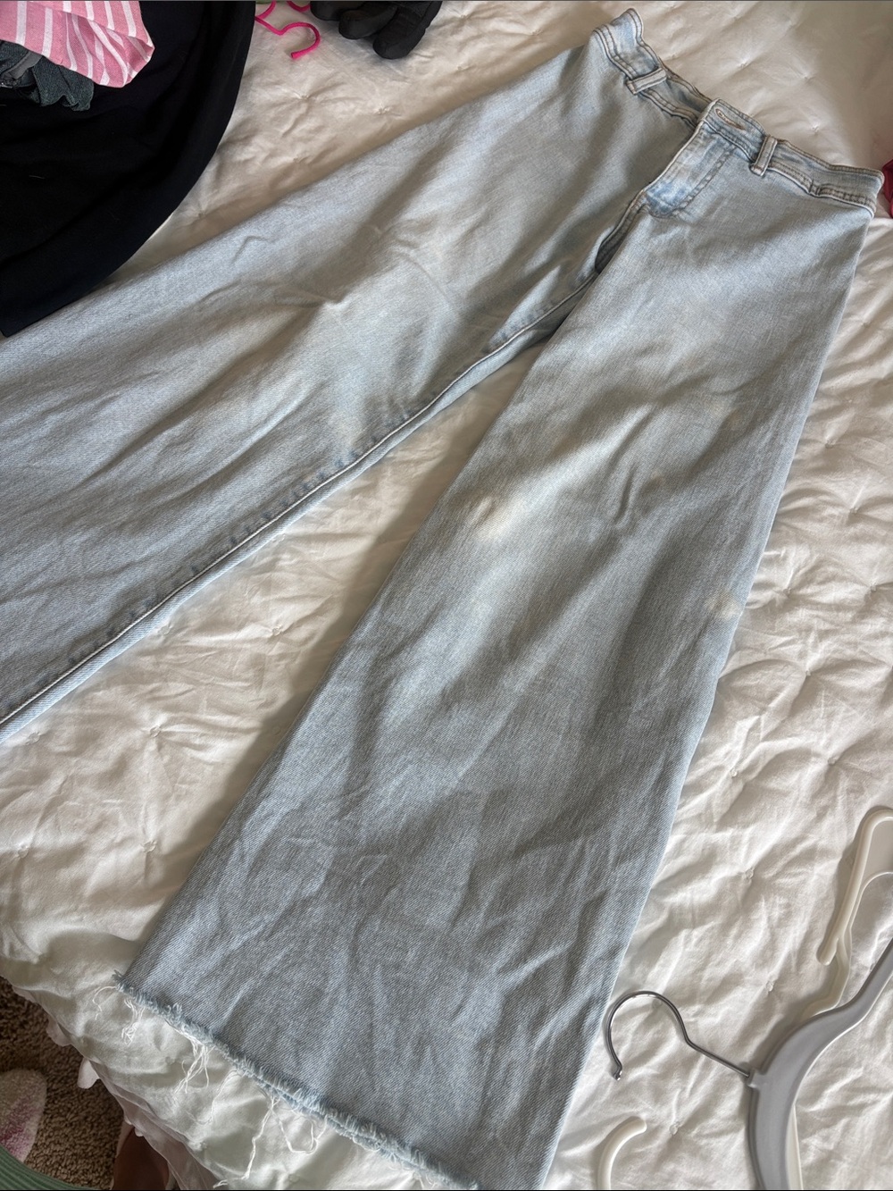 Zara kids Light Wash sailor jeans